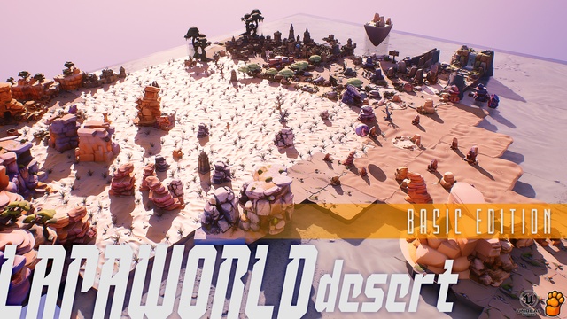 LAPAWORLD Desert – Basic Edition Low Poly 🏜️