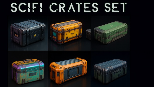 Sci-Fi Crates Set
