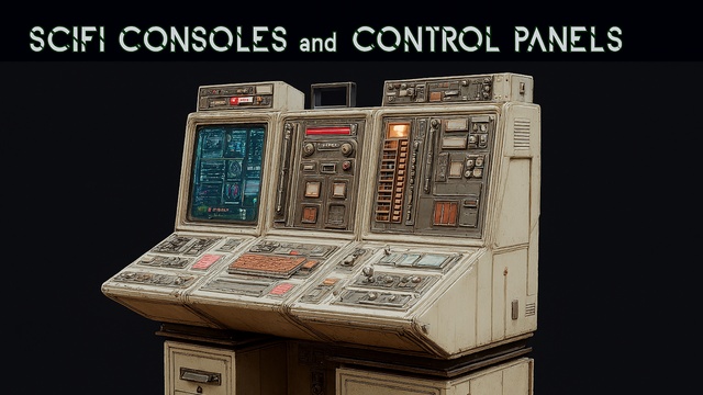 Sci-Fi Consoles and Control Panels🔌