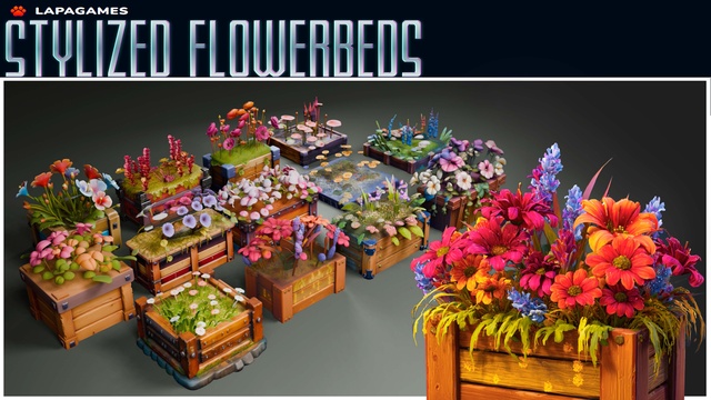 Stylized Flowerbeds🌹