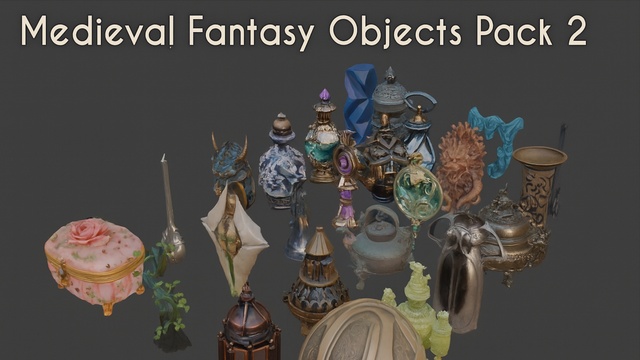 Medieval Fantasy Objects Pack 2🏺