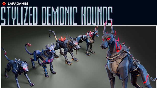 Stylized Demonic Hounds🐕