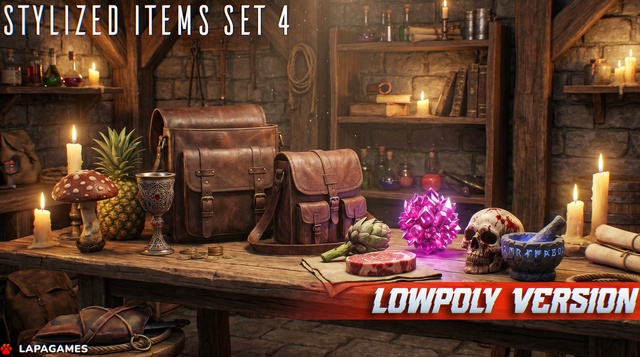 Stylized Items Set 4