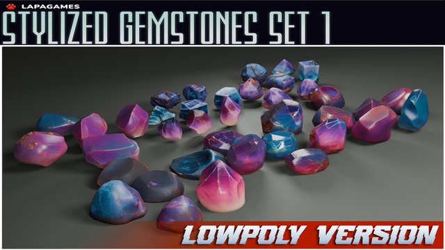 Stylized Gemstones Set💎