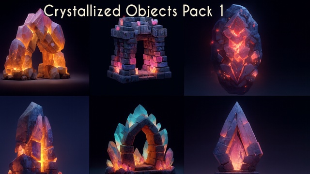Crystallized Objects Pack I