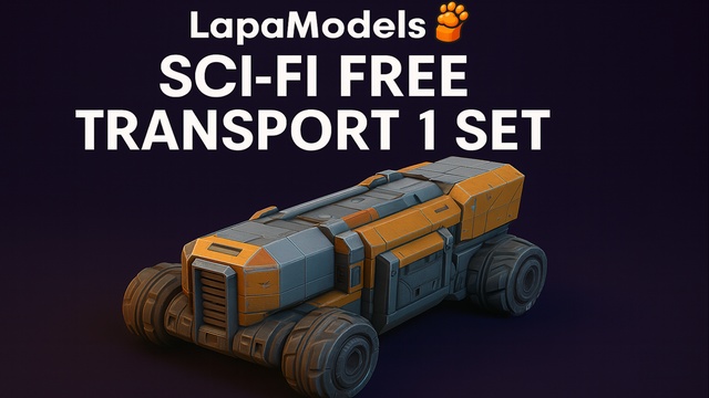 Sci-Fi Free Transport 1 Set🚗