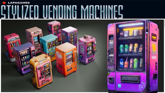 Stylized Vending Machines🥤