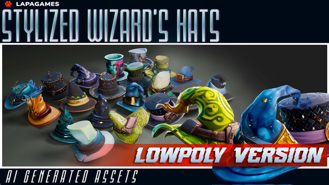 Stylized Wizard’s Hats🧙‍♂️