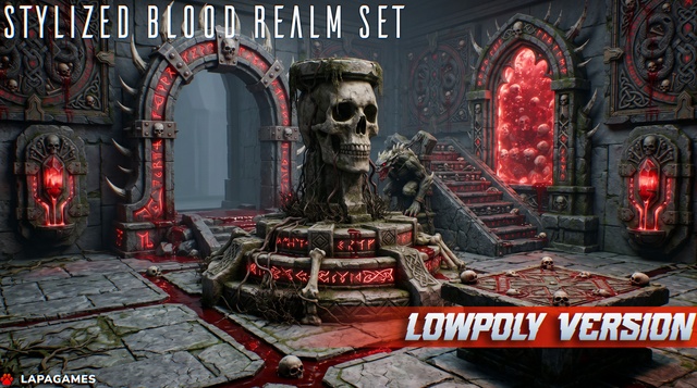 Blood Realm Props Set 4