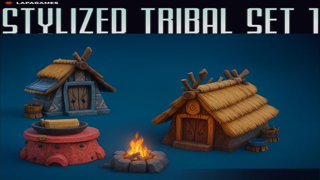 Stylized Tribal Set 1