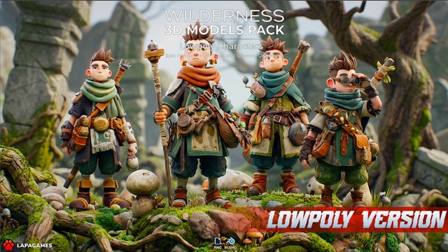 Wilderness Young Explorers 🧭 (LowPoly)
