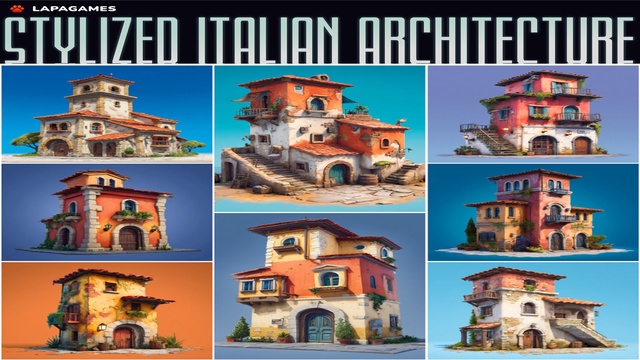 Stylized Italian Architecture